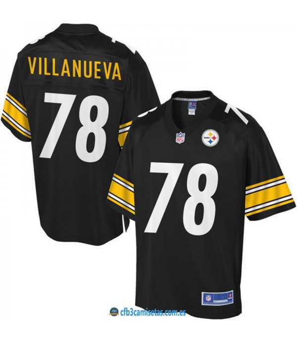 CFB3-Camisetas Alejandro Villanueva Pittsburgh Ste...