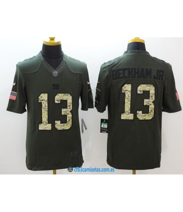 CFB3-Camisetas Beckham JR New York Giants Verde