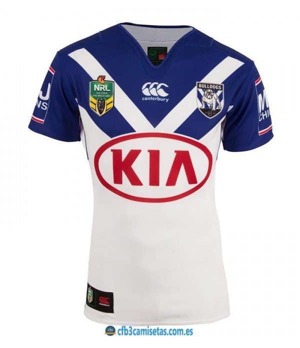 CFB3-Camisetas Canterbury Bulldogs NRL Home S/S 20...