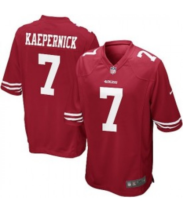 CFB3-Camisetas Colin Kaepernick San Francisco 49ers Red