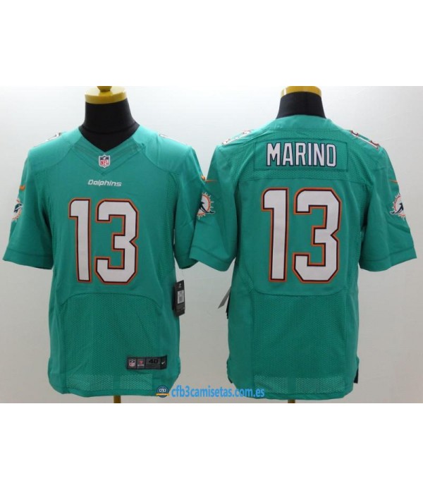 CFB3-Camisetas Dan Marino Miami Dolphins Aqua Green