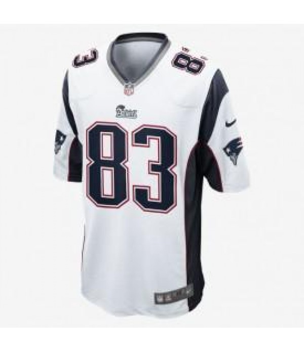 CFB3-Camisetas Dwayne Allen New England Patriots Blanca