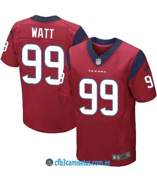 CFB3-Camisetas J J Watt Houston Texans Roja