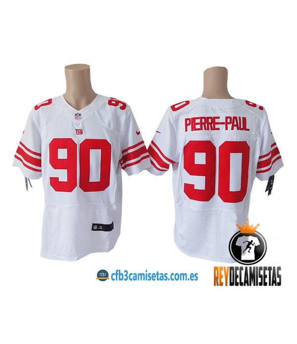 CFB3-Camisetas Jason Pierre Paul NY Giants White/R...