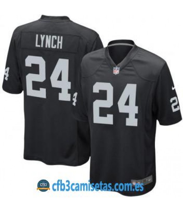 CFB3-Camisetas Marshawn Lynch Oakland Raiders Verde