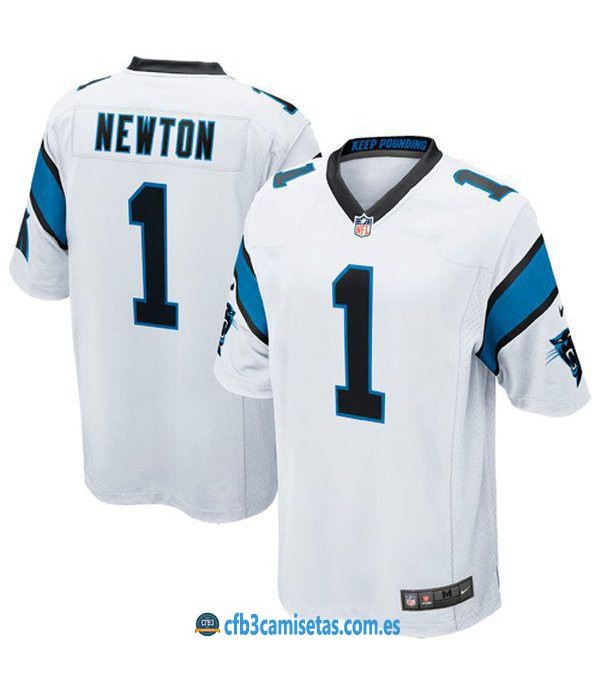 CFB3-Camisetas Newton Carolina Panthers White