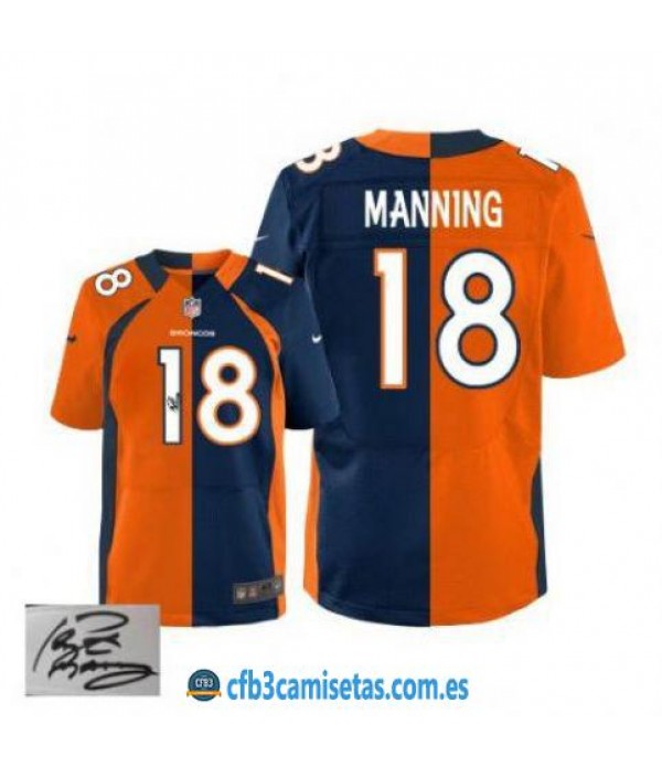 CFB3-Camisetas Peyton Manning Denver Broncos Team/ Alternate