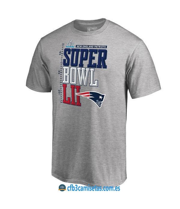 CFB3-Camisetas SUPERBOWL LII New England Patriots