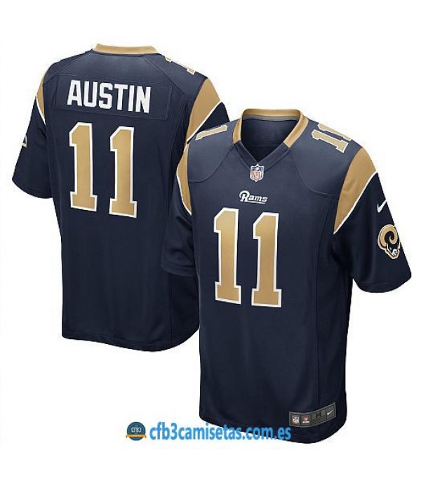 CFB3-Camisetas Tavon Austin St Louis Rams Azul