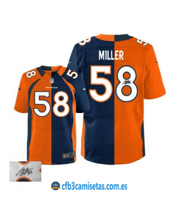 CFB3-Camisetas Von Miller Denver Broncos Team/ Alt...