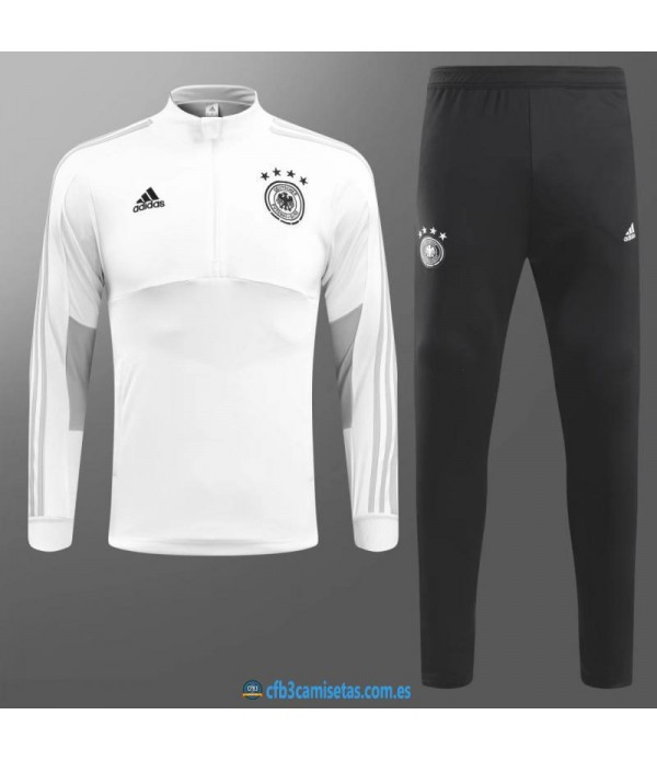 CFB3-Camisetas Chándal Alemania 2018 Blanco