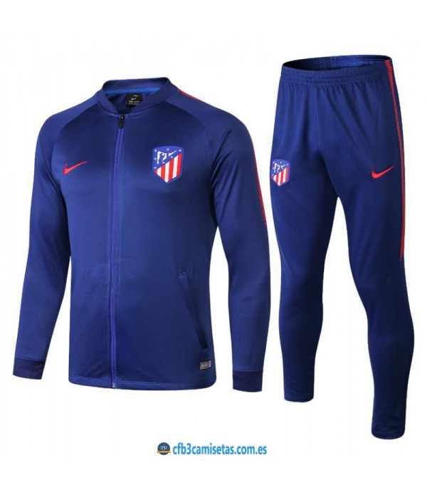 CFB3-Camisetas Chándal Atlético de Madrid Azul 2...