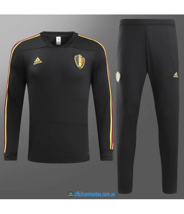 CFB3-Camisetas Chándal Bélgica 2018