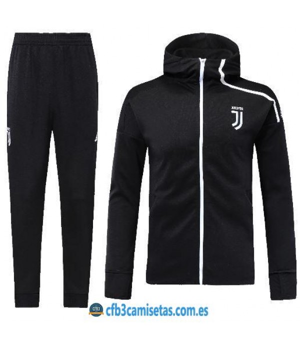 CFB3-Camisetas Chándal Juventus 2018 2019 All Black