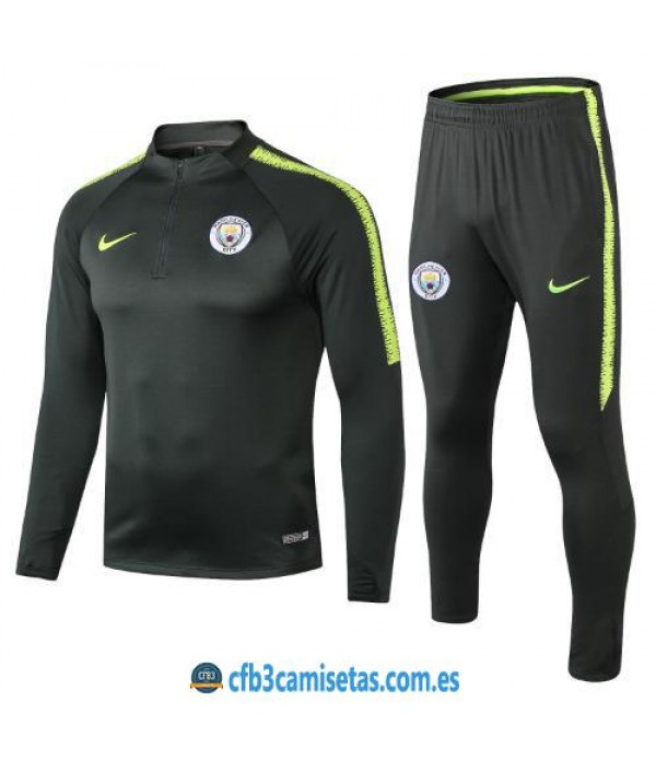 CFB3-Camisetas Chándal Manchester City 2018 2019 2