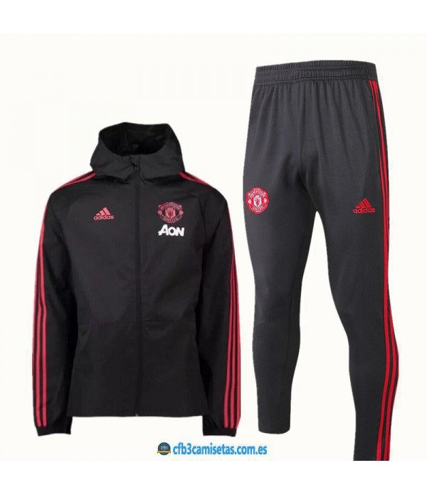 CFB3-Camisetas Chándal Manchester United 2018 2019