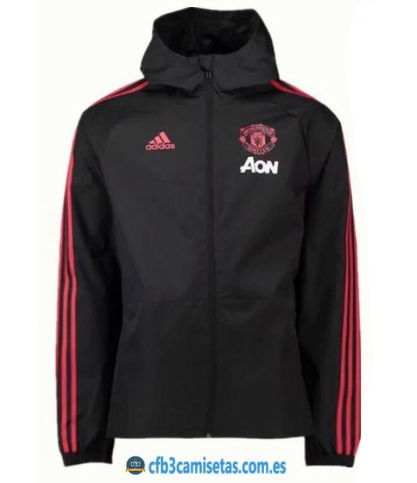 CFB3-Camisetas Chaqueta con capucha Manchester United 2018 2019