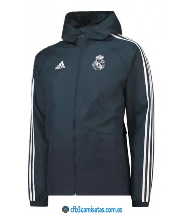 CFB3-Camisetas Chaqueta con capucha Real Madrid 2018 2019