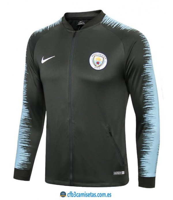 CFB3-Camisetas Chaqueta Manchester City 2018 2019