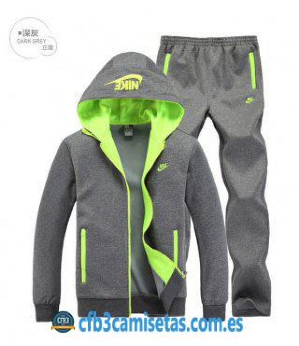CFB3-Camisetas Chaqueta Nike Originals Sudaderas Plus de terciopelo Sudadera+Pantalón S4