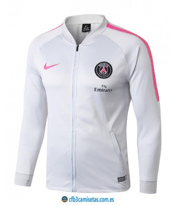 CFB3-Camisetas Chaqueta PSG 2018/2019 White