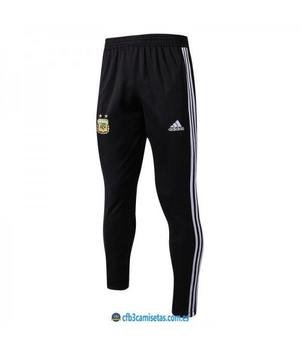 CFB3-Camisetas Pantalón Argentina 2018 Negro