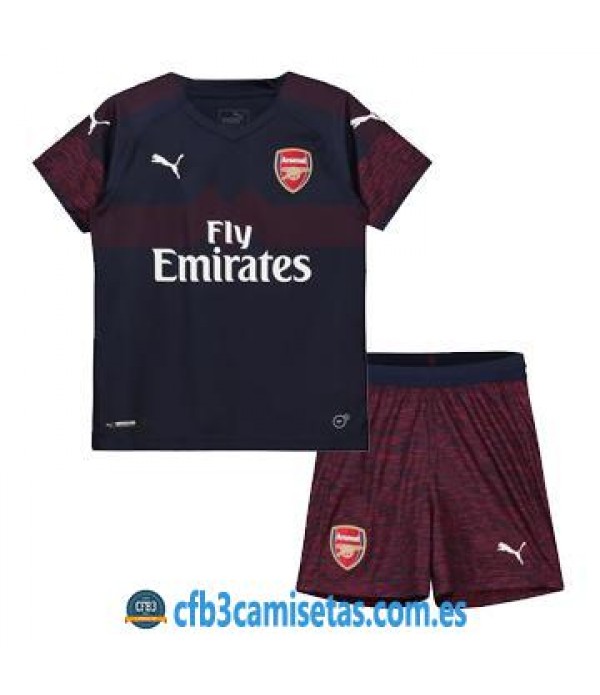 CFB3-Camisetas Arsenal 2ª Equipación NIÑOS 2018 2019