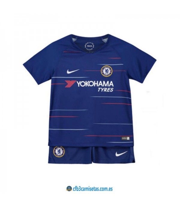 CFB3-Camisetas Chelsea FC 1ª Equipación 2018/2019 NIÑOS