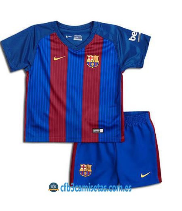 CFB3-Camisetas FC Barcelona 1ª Equipacion NIÑOS 16/17