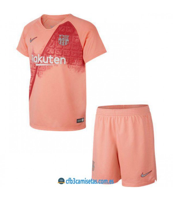 CFB3-Camisetas FC Barcelona 3ª Equipacion NIÑOS 18/19