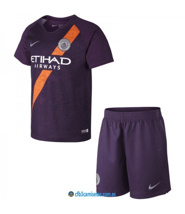 CFB3-Camisetas Manchester City 3ª Equipacion NIÑOS 18/19