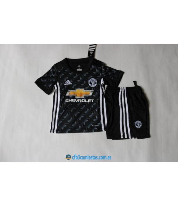 CFB3-Camisetas Manchester United 2ª Equipacion NIÑOS 17/18