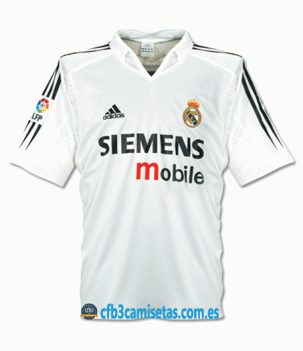 CFB3-Camisetas Camiseta Real Madrid 2004/05