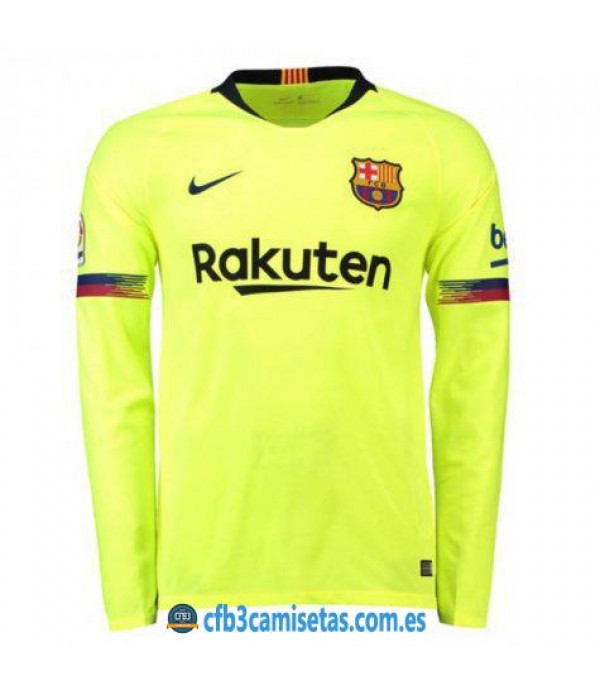 CFB3-Camisetas FC Barcelona 2a Equipación 2018 2019 ML