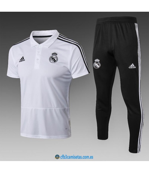 CFB3-Camisetas Polo + Pantalones Real Madrid 2018 ...