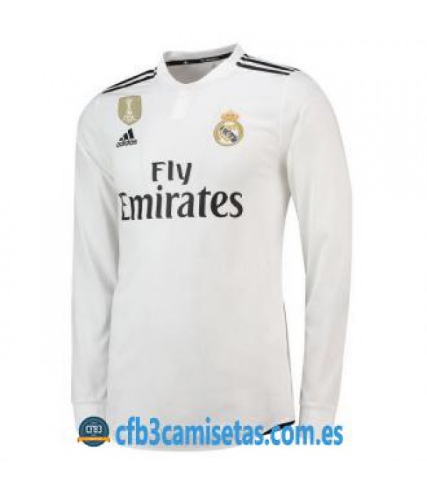 CFB3-Camisetas Real Madrid 1a Equipación 2018 2019 ML