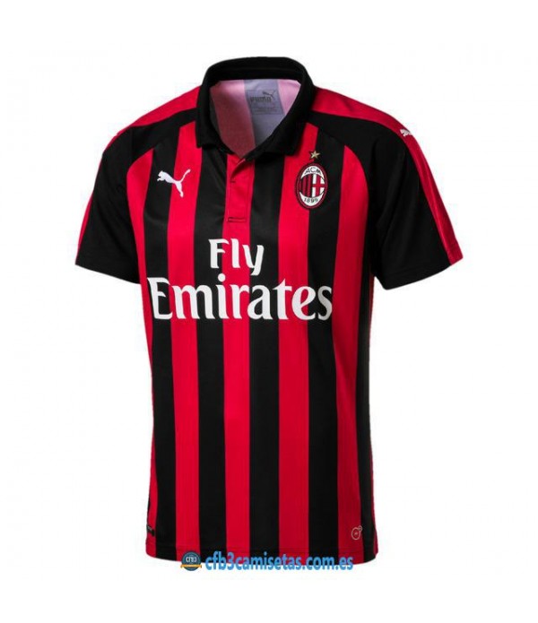 CFB3-Camisetas AC Milan 1ª Equipacion 2018/2019