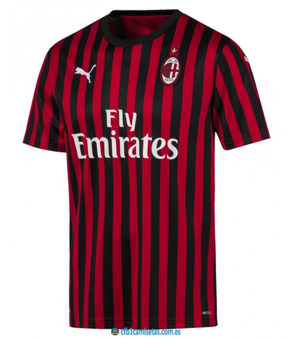 CFB3-Camisetas AC Milan 1a Equipación 2019 2020