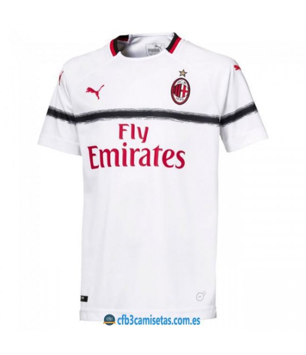 CFB3-Camisetas AC Milan 2ª Equipacion 2018/2019