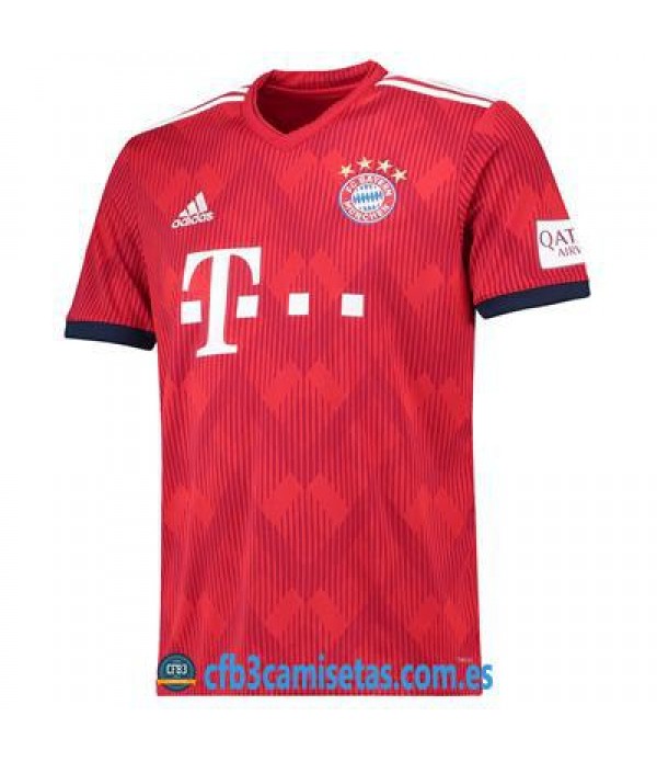 CFB3-Camisetas Bayern Munich 1a Equipación 2018 2019