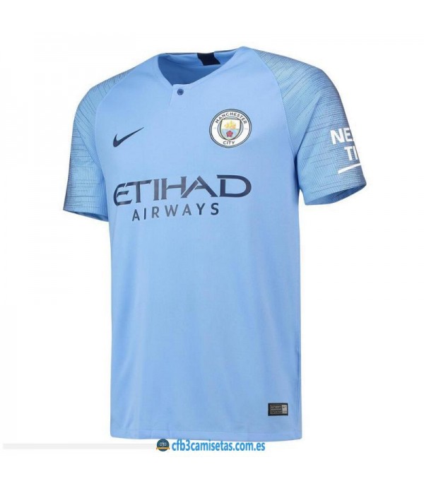 CFB3-Camisetas Manchester City 1a Equipación 2018...