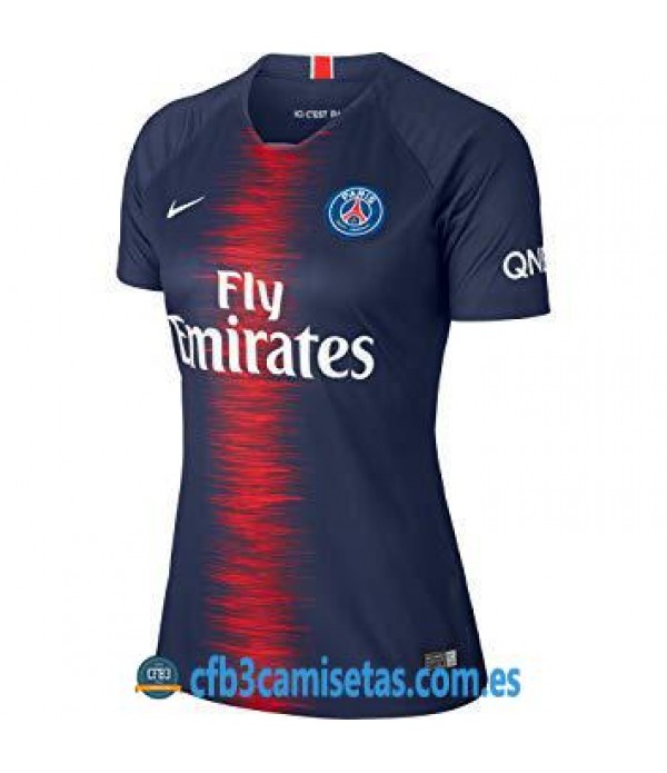 CFB3-Camisetas PSG 1a Equipación 2018 2019 MUJER