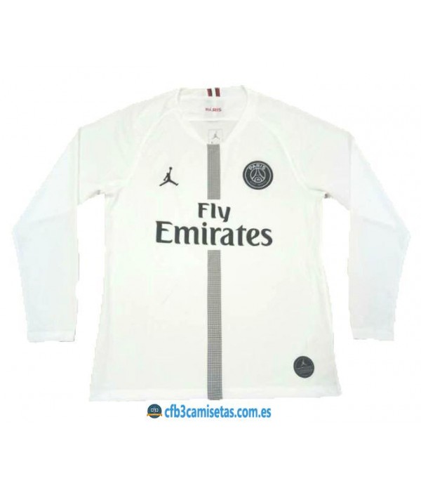 CFB3-Camisetas PSG x Jordan 3a Blanca 2018 2019 ML