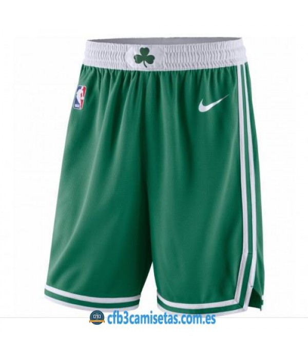 CFB3-Camisetas Pantalones Boston Celtics Verde y Blanco NIKE