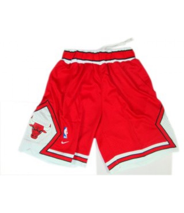 CFB3-Camisetas Pantalones Chicago Bulls Rojo