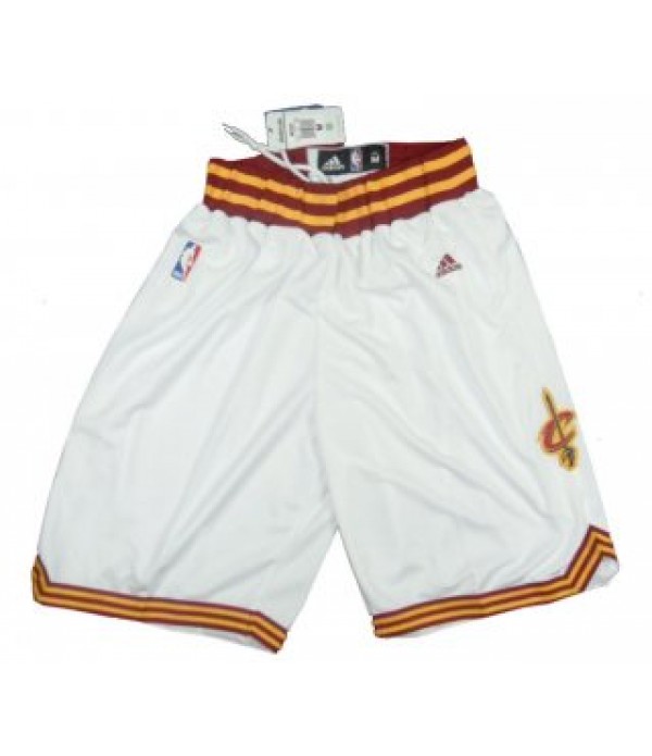 CFB3-Camisetas Pantalones Cleveland Cavaliers Blancos