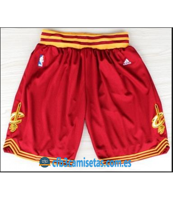 CFB3-Camisetas Pantalones Cleveland Cavaliers rojo