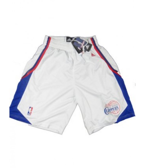 CFB3-Camisetas Pantalones Los Angeles Clippers Blanco