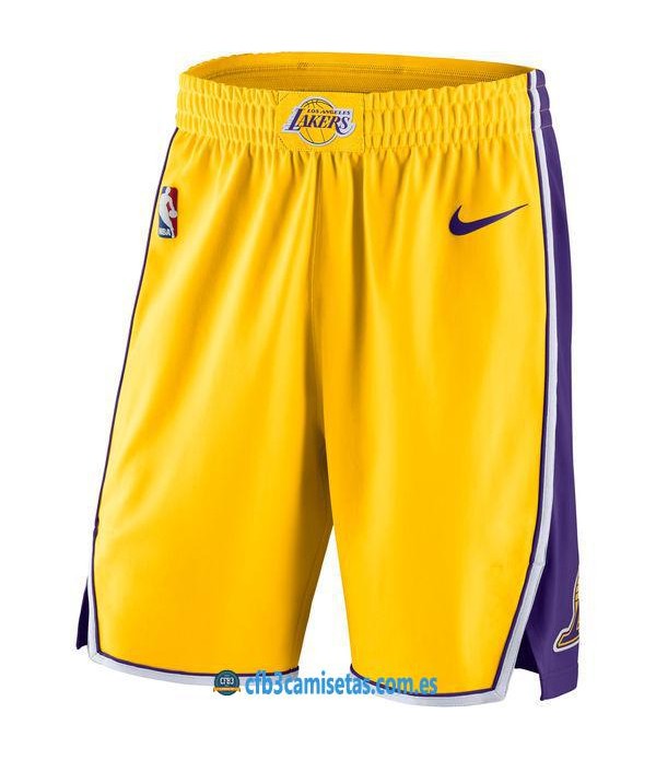 CFB3-Camisetas Pantalones Los Angeles Lakers Icon