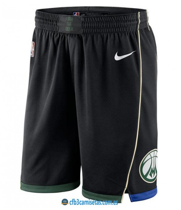 CFB3-Camisetas Pantalones Milwaukee Bucks Statement